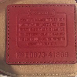 Coach Bags - Red Leather Coach handbag Coach Bags - Red Leather Coach handbag
